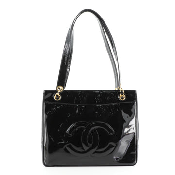 Chanel Vintage Timeless Chain Shoulder Bag Patent Medium