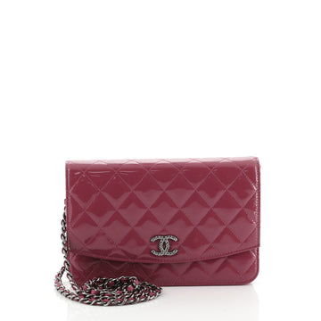 Chanel Brilliant Wallet on Chain Quilted Patent