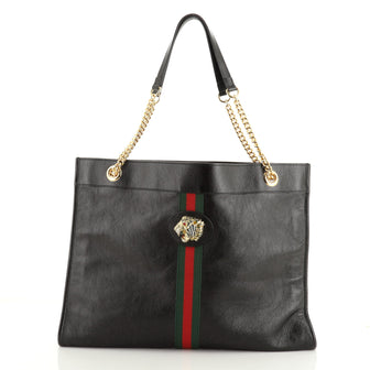 Gucci Rajah Chain Tote Leather Large