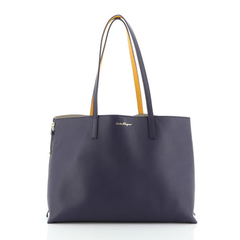Salvatore Ferragamo Jet Set Tote Leather Large