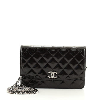 Chanel Brilliant Wallet on Chain Quilted Patent