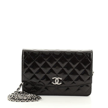 Chanel Brilliant Wallet on Chain Quilted Patent