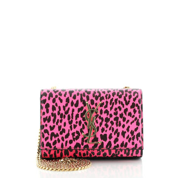 Saint Laurent Classic Monogram Crossbody Bag Printed Leather Small