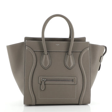 Celine Luggage Bag Grainy Leather Mini