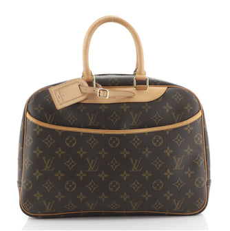 Louis Vuitton Deauville Handbag Monogram Canvas
