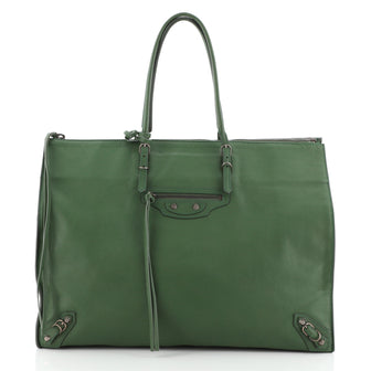 Balenciaga Papier B4 Zip Around Classic Studs Bag Leather