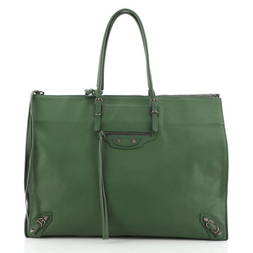Balenciaga Papier B4 Zip Around Classic Studs Bag Leather