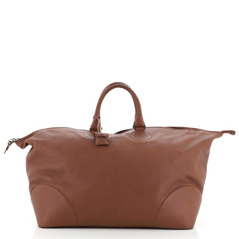 Bottega Veneta Weekender Duffle Bag Leather with Intrecciato Detail Large