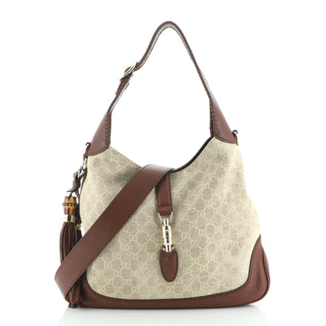 Gucci New Jackie Bag GG Canvas Medium