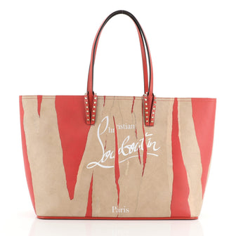 Christian Louboutin Cabata East West Tote Printed Leather Large