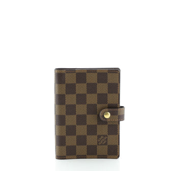 Louis Vuitton Ring Agenda Cover Damier PM