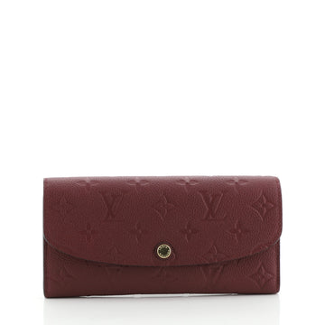 Louis Vuitton Emilie Wallet Monogram Empreinte Leather