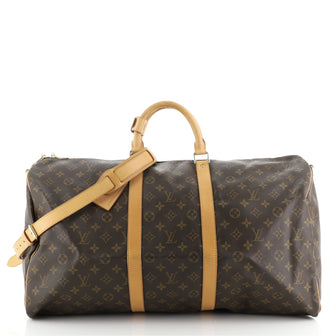 Louis Vuitton Keepall Bandouliere Bag Monogram Canvas 55