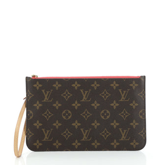 Louis Vuitton Neverfull Pochette Monogram Canvas Large