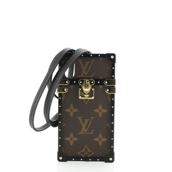Louis Vuitton Eye Trunk with Strap for iPhone X Monogram Canvas