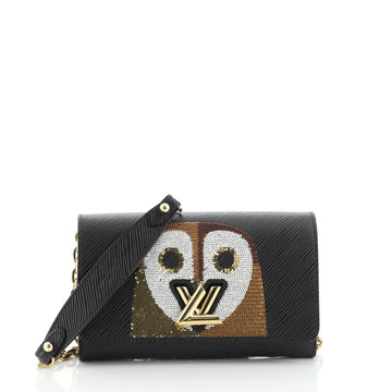 Louis Vuitton Twist Chain Wallet Bird Motif Epi Leather