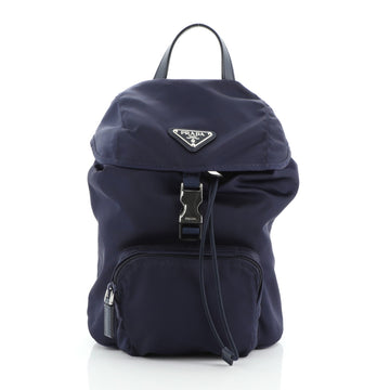 Prada Front Pocket Backpack Tessuto Small