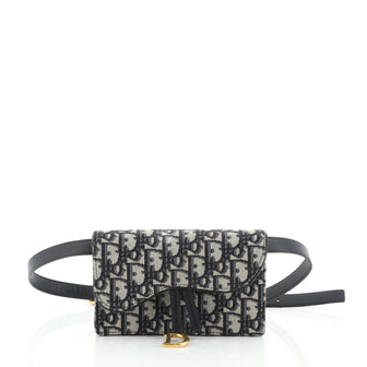 Christian Dior Saddle Rectangular Belt Bag Oblique Canvas