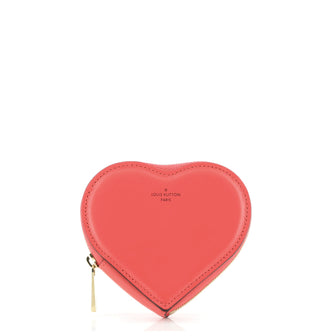 Louis Vuitton Heart Coin Purse Leather