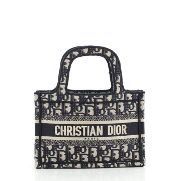 Christian Dior Book Tote Oblique Canvas Mini