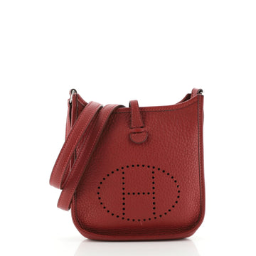 Hermes Long Strap Evelyne Bag Clemence TPM