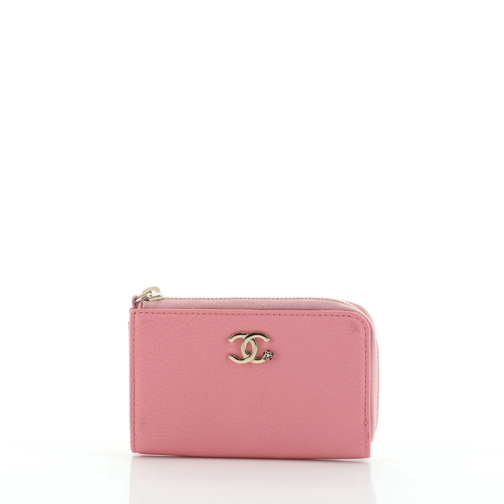Chanel, 20K Camilia Pink Caviar Key Holder