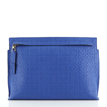 Loewe T Pouch Anagram Embossed Leather