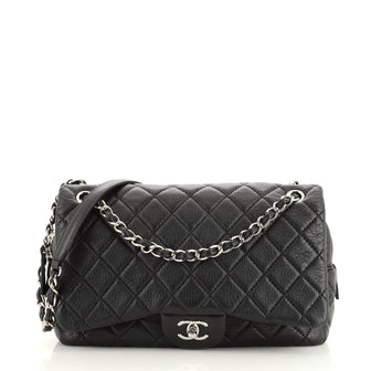 Chanel Casual Journey Flap Bag Quilted Deerskin Jumbo