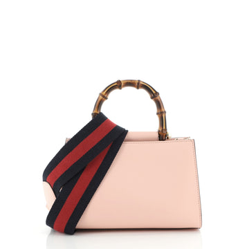Gucci Nymphaea Top Handle Bag Leather Mini