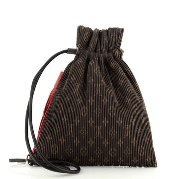 Louis Vuitton Explorer Shoulder Bag Pleated Monogram Canvas PM