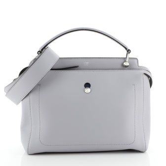 Fendi DotCom Convertible Satchel Leather Medium