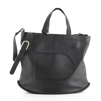 Delvaux Pin Cabas Tote Leather