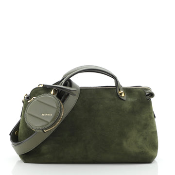 Fendi By The Way Satchel Suede Small