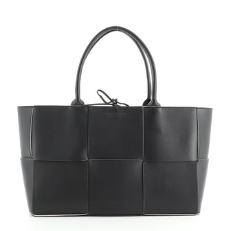 Bottega Veneta Arco Tote Maxi Intrecciato Leather Small