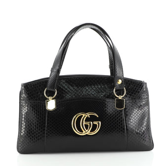 Gucci Arli Top Handle Bag Python Large
