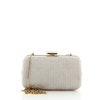 Louis Vuitton Motard Minaudiere Monogram Satin