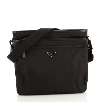 Prada Front Pocket Messenger Bag Tessuto Medium