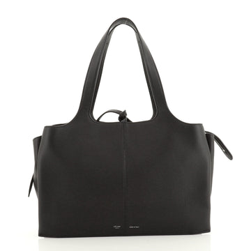 Celine Tri-Fold Shoulder Bag Grained Calfskin Medium