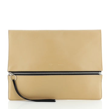 Celine Zip Clutch Leather Oversized