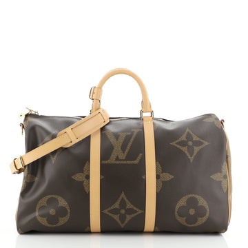 Louis Vuitton Keepall Bandouliere Bag Limited Edition Reverse Monogram Giant 50