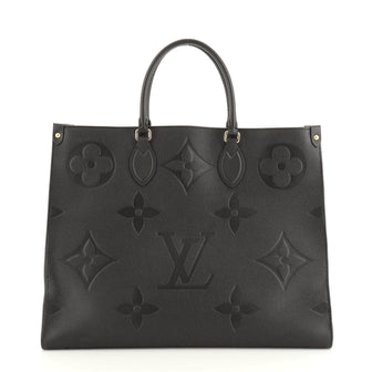 Louis Vuitton OnTheGo Tote Limited Edition Monogram Empreinte Giant GM