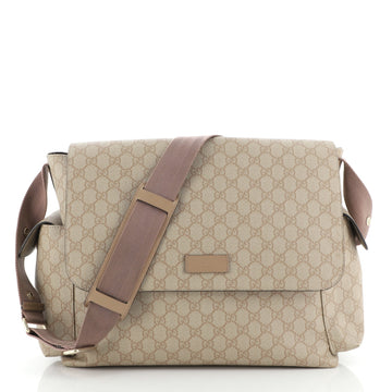 Gucci Diaper Bag GG Coated Canvas