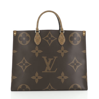 Louis Vuitton OnTheGo Tote Limited Edition Reverse Monogram Giant GM