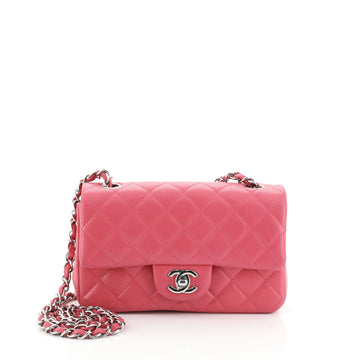 Chanel Classic Single Flap Bag Quilted Lambskin Mini