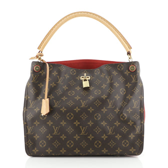 Louis Vuitton Gaia Handbag Monogram Canvas