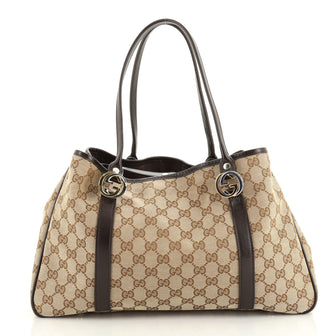 Gucci Twins Tote GG Canvas Medium