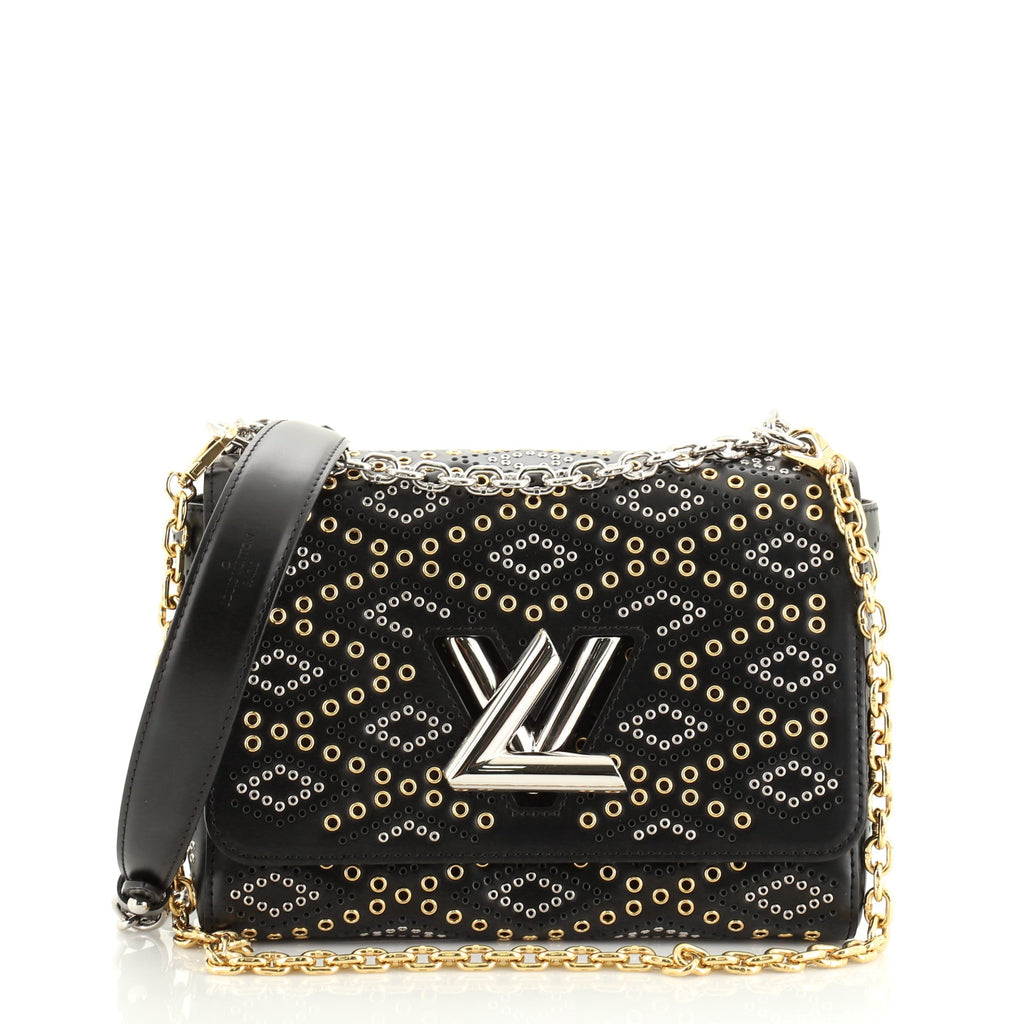 Louis Vuitton Twist Handbag Limited Edition Grommet Embellished