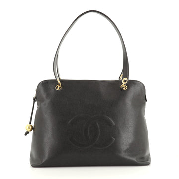 Vintage Timeless Zip Satchel Caviar Large