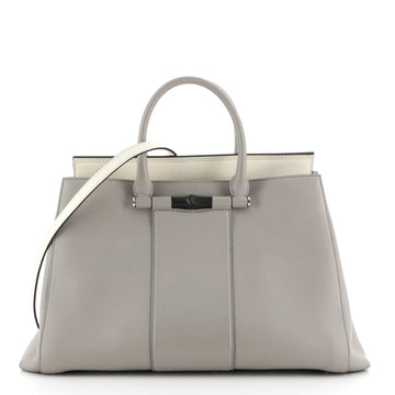 Gucci Lady Bamboo Top Handle Bag Leather