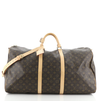 Louis Vuitton Keepall Bandouliere Bag Monogram Canvas 60